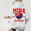 Women KPop Demon Hunters Hoodie with Mira Graphic Character Perfect for Autumn Winter Casual Wear  Fashionable Outdoor Pullover