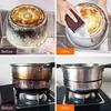 5pcs Cleaning Magic Sponge Shape Carborundum Rust Remover Brush For Pots Pans Kitchenware Cleaning Household Cleaning Sponge