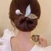 Whale Tail Rhinestone Flower Hair Clip Hair Bun Maker Bundle Lazy Hair Curler Hair Accessories Hair Styling Tool