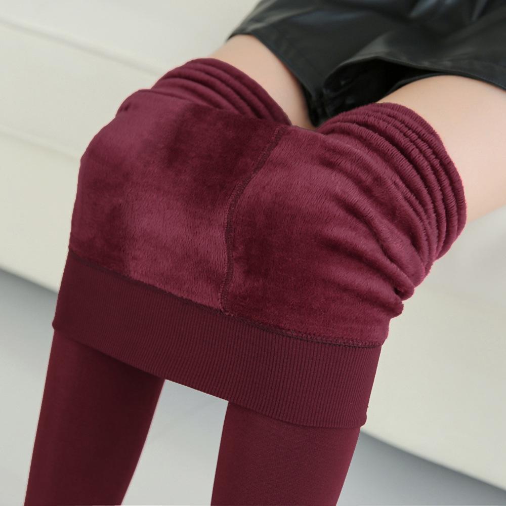 Warme Leggings, Übergröße, mit Samt, Winterhose, lässige Leggings, Damen, sexy Leggings