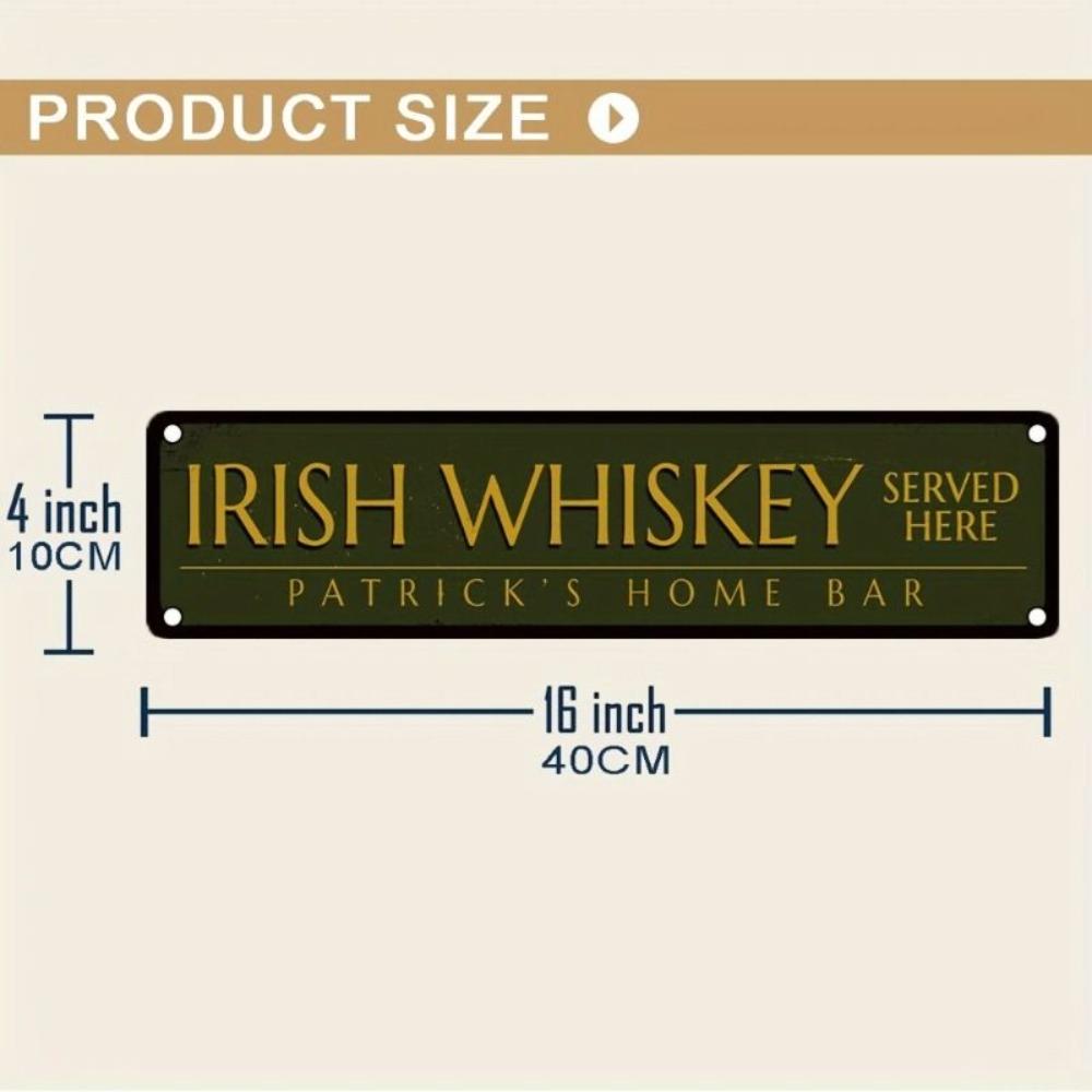 Retro Metal Wall Art for Home Office Beer Bar Decor