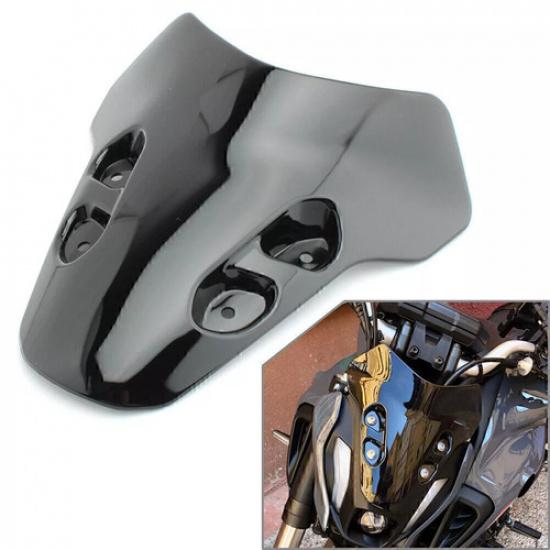 Motorcycle Black Windshield Wind Deflector Windscreen For Yamaha MT07 -