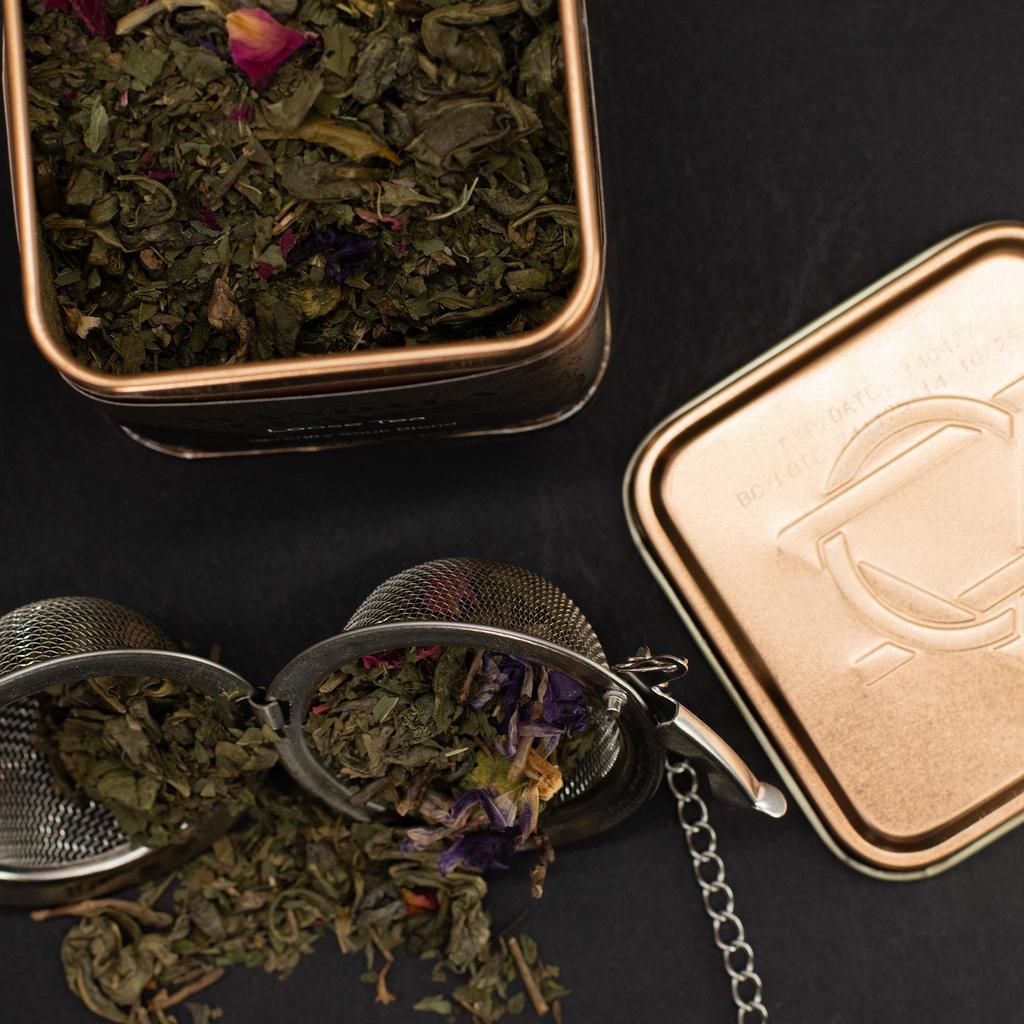 Mint Rose Gunpowder Green Tea Loose Leaf 50g