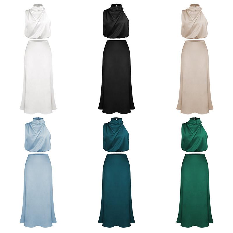 Dámské společenské společenské šaty s náprsenkou a polosukní