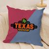 TTexas Roadhouse Cushion Cover Soft Plush Fabric DoubleSided Printed Sofa Cushion Cover for All Seasons Home Decor Gift
