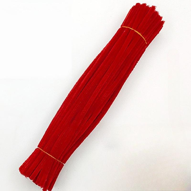 500pcs Chenille Stem Pipe Kids DIY Creative Chenille Sticks Cleaners Kindergarten Educational Handmade Material Plush Strips