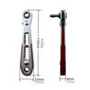 Bidirectional Ratchet Wrench Set With 10 Replaceable Screwdriver Bit For Home Diy Repair Bicycle Maintenance Daily Fixing Job