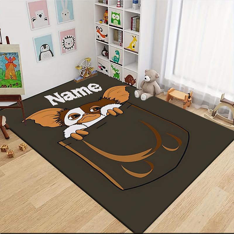 Custom Name Creativity Carpet Rug Customizable Soft Washable Anti-Slip Home Living Room Sofa Mats Personalized Rug. 0909113