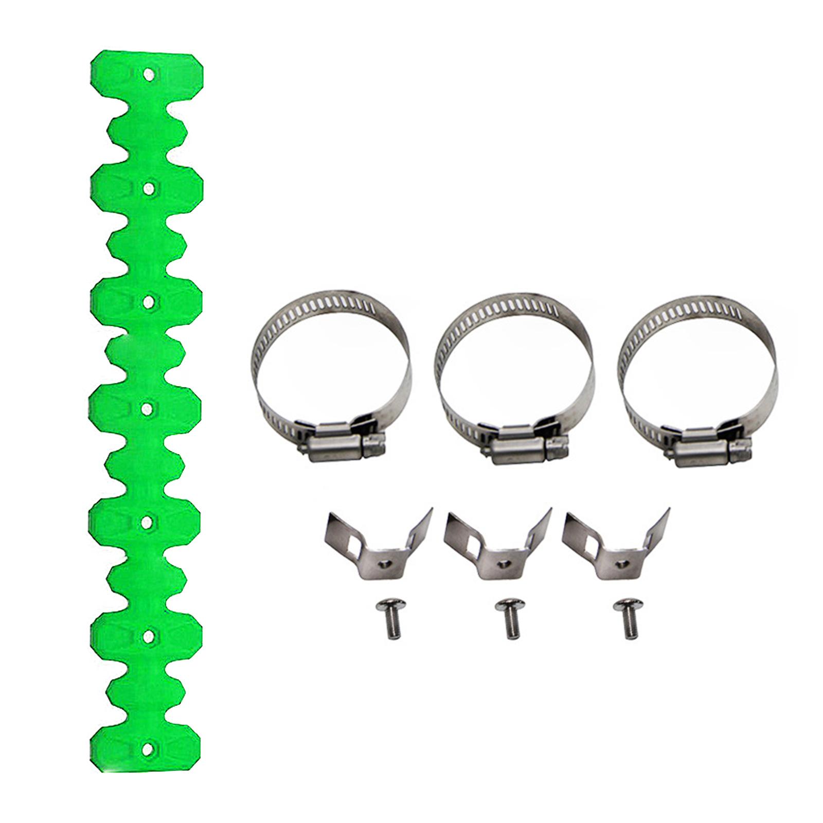 

Flexible Exhaust Heat Shield Head Pipe Guard Motorcycle Exhaust Insulation Muffler Protection Cover for Dirt Bikes зелений