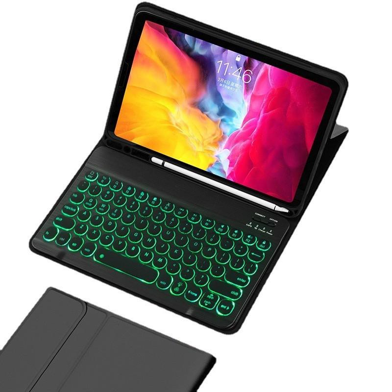 IPad Pro Case With Bluetooth Keyboard Mouse Pen Slot 9 8th Gen 10.2 Inch Tablet