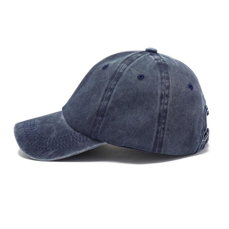 Humorous Baseball Cap with Builtin Fifties Text Wash Cotton Adjustable Dad Hat for Daily Outfit Women Men Accessory