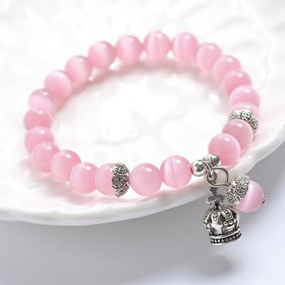 Damen, Opalperlen-Armbänder, Kristall, Modearmband, Vintage, Armbänder