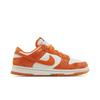 Nike Womens Dunk Low 'Cracked Orange' (women's sizes) Light Bone / Safety Orange / Laser Orange Skate Shoes FN7773 001