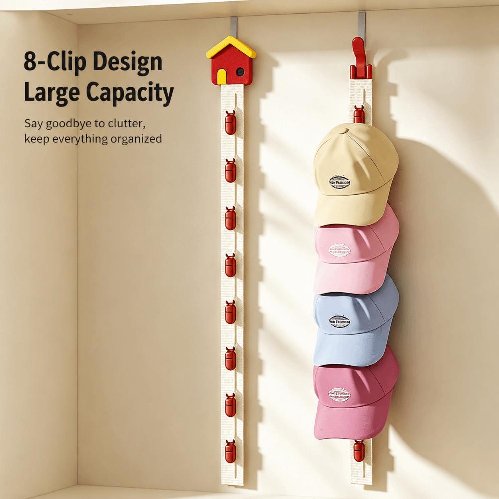 Anti-Slip Hat Storage Rack Multi-Functional Hat Display Rack Entrance Hallway Closet