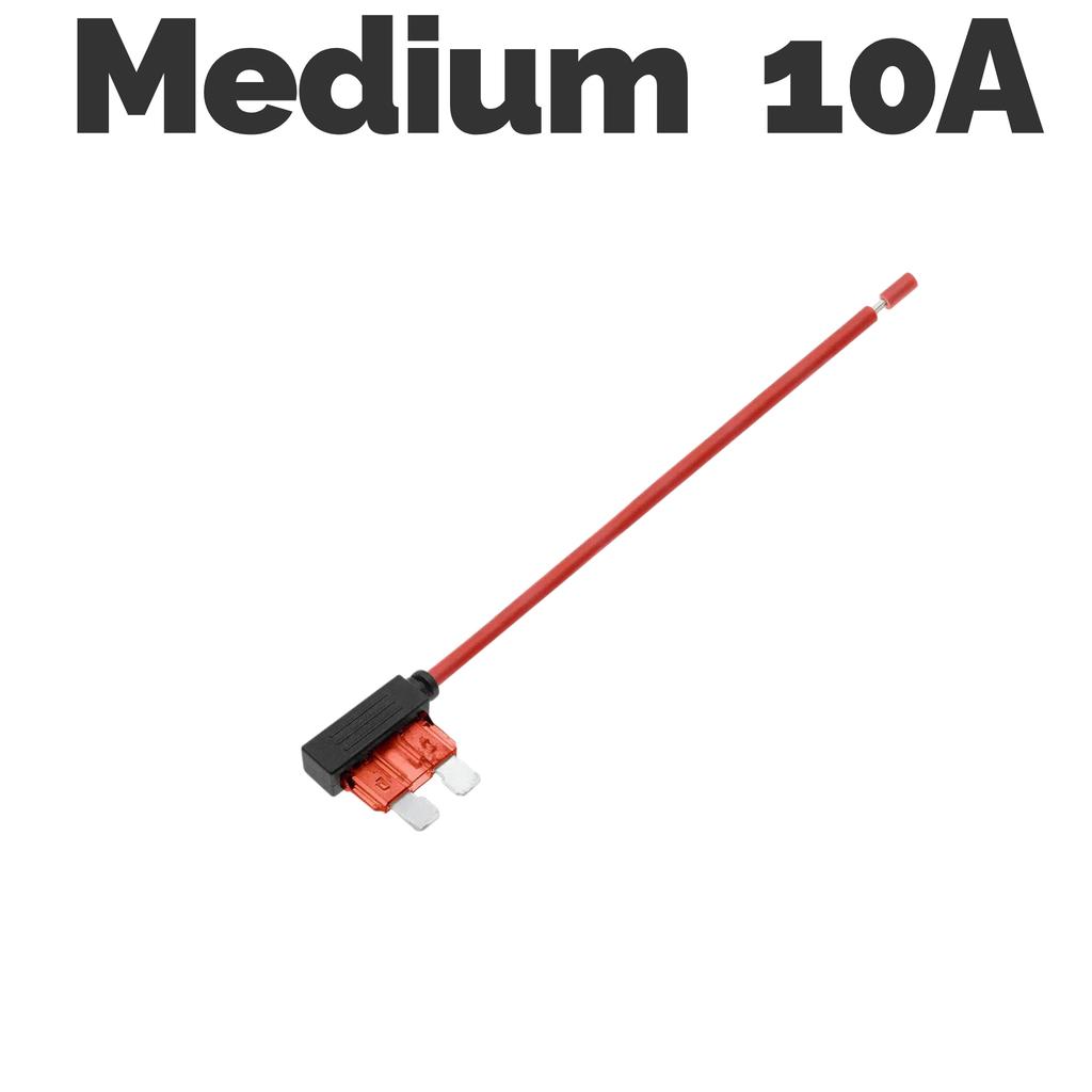 1-5-10pcs 12V 5A 10A 15A 20A Car Fuse Holder Add-a-circuit TAP Adapter Micro Standard Micro2 ATM APM Blade MINI Medium Fuse Holders1