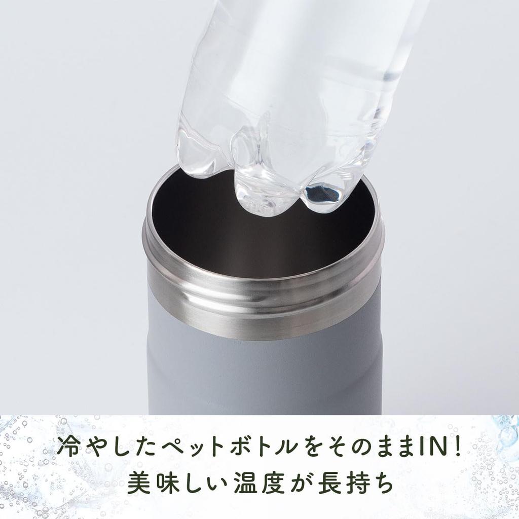 Atlas Plastic Bottle Floral Water Set of Cold Plastic Bottle Vacuum Folding Bottle In Bottle Holder, Pattern, Bottles, 2, Insulation, Cooler, 500ml,