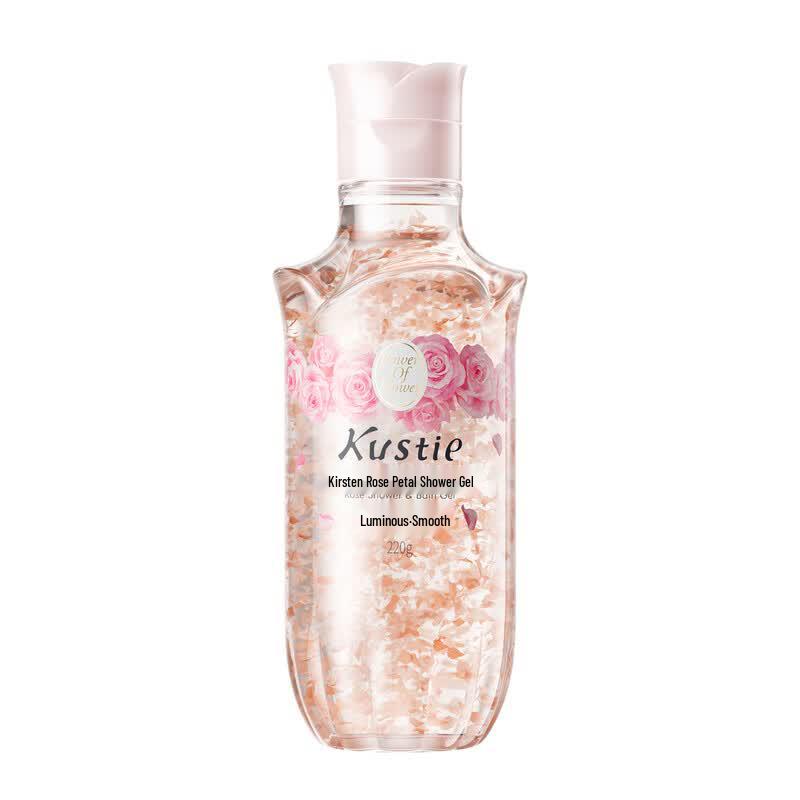 Kustie Rose Petal Deep Cleansing & Moisturizing Shower Gel