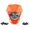 Motorcycle LED Head Light Fairing For Yamaha WR YZ 250 450 Headlight Plate Dirt Bike Motorbike Accessories Supermoto Enduro