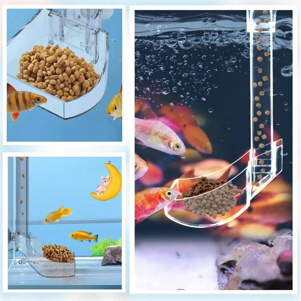 1Pcs Fish Shrimp Fish Tank Feeding Tube Transparent Fish Shrimp Feeder Durable Aquarium Feeder