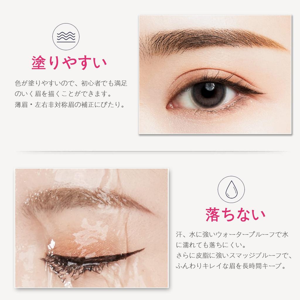 Mabeni Eyebrow Pencil That Come Powder Pencil Waterproof Fashion Waterproof Eyebrow BROW [Popular] Won't Off, & & Eyebrow, Powder-in-Pencil, Type,