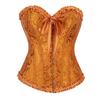 Elegant Satin Corset with Sweetheart Neckline and Ruffled Edges