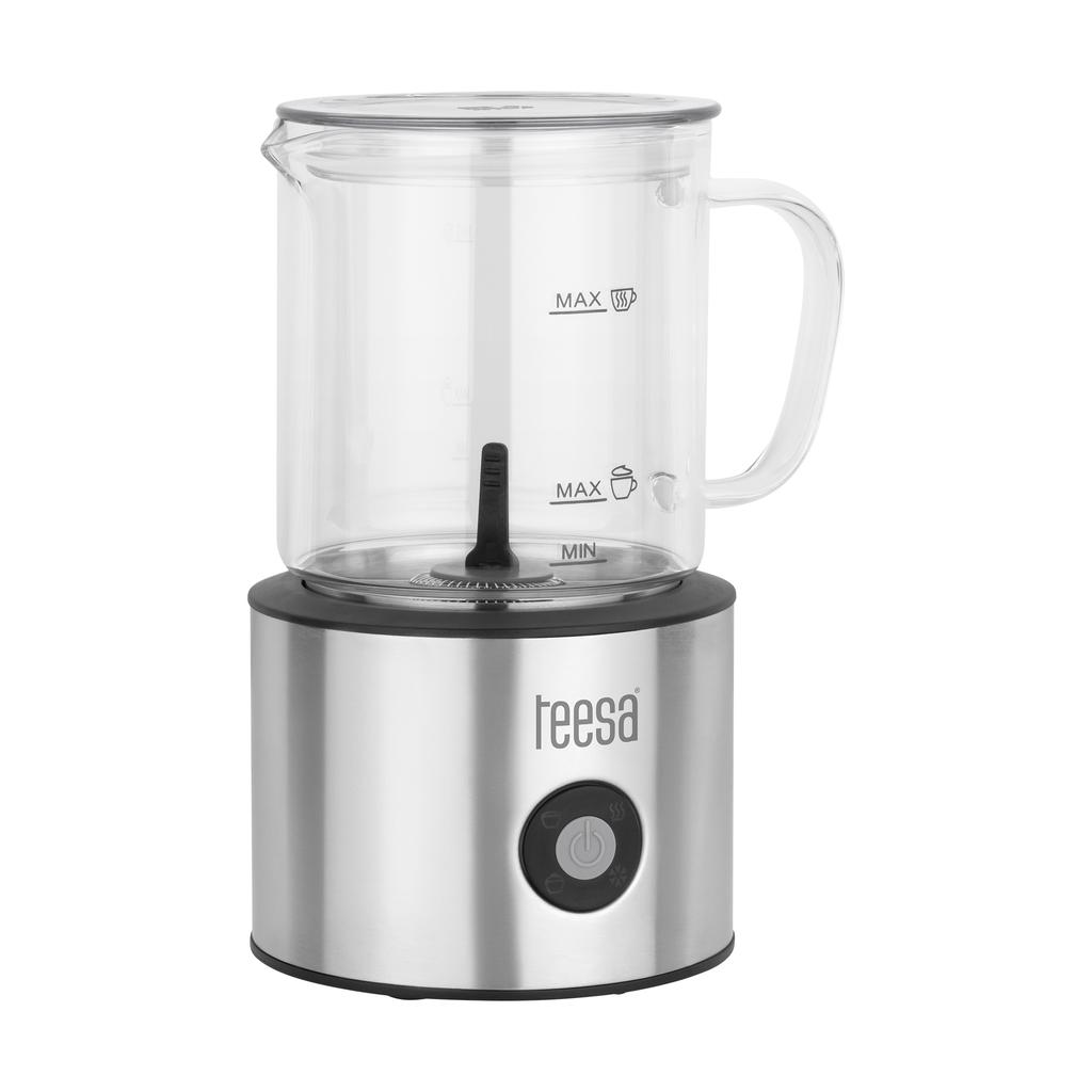 Teesa AROMA F60 Elektrischer Milchaufschäumer, 600W, Heizfunktion