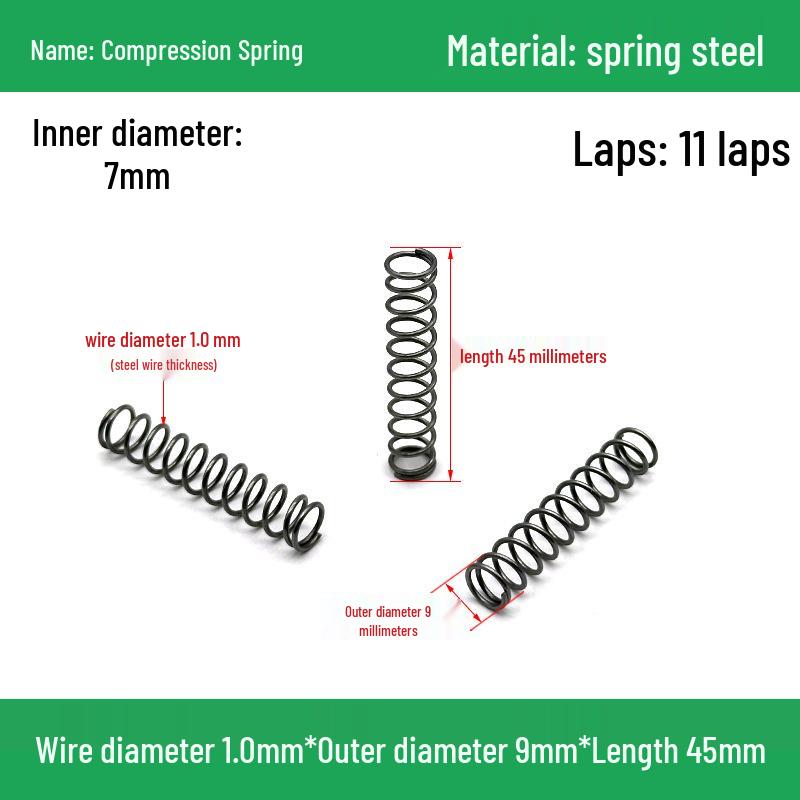 Heavy Duty Y-Type Compression Spring Shock Absorber, 1.0mm Wire Diameter, Outer Diameter 5-20mm.