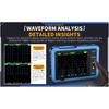 FNIRSI DSO510 New 10MHz Handheld Digital Oscilloscope 2 In 1 Signal Generator 48MS/s Sampling Rate Electronics Reparie Tools