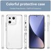 Etui na Xiaomi 13 Pokrowiec Mi 13 Pro Capas Wstrząsoodporny Przezroczysty Wielokolorowy Fundas Xiaomi Mi 12X 12 Lite 12S 12T 13 Pro