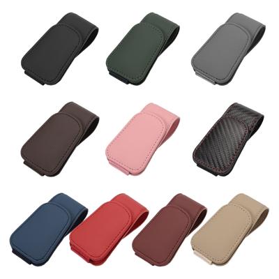 Clip Portaocchiali per Visiera Parasole Auto Magnetico Porta Occhiali da Sole Documenti Biglietti Carte Clip Appendino Accessorio Interno Auto