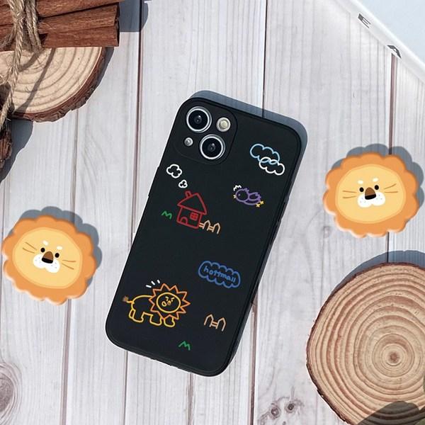 Hotty Mall Cute Lion Animal Character Smart Talk SET Case
