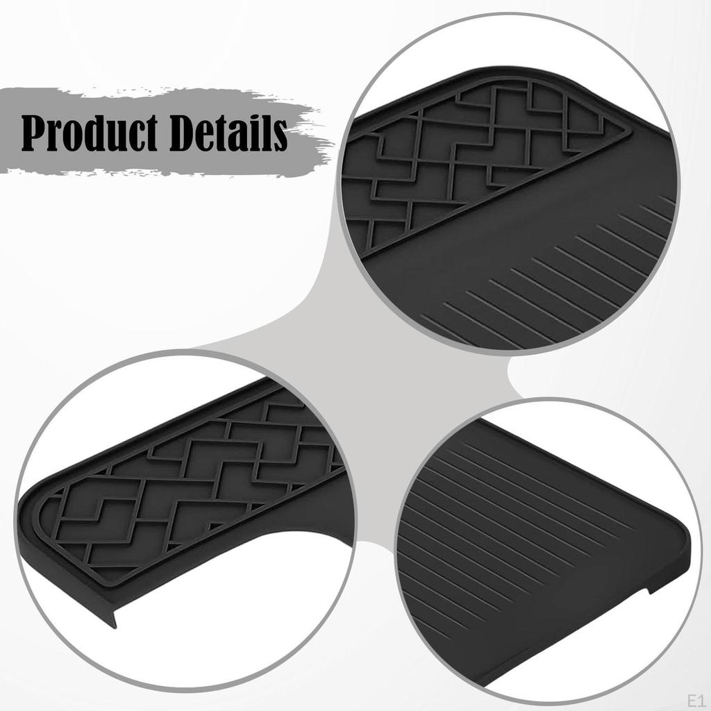 Coffee Maker Mat Silicone Drying Machine Waterproof Suitable for Kitchen Bar