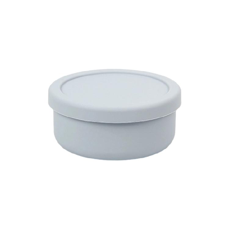 Multifunctional Silicone Meal Container Dishwasher Safe Freezers Friendly Spill Proof Design 300ml/700ml Thin Profile