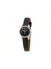 Women's mechanical watch, black dial, stainless steel, elegant refined, high-quality timepiece suitable daily wear, gifting T41.1.123.57