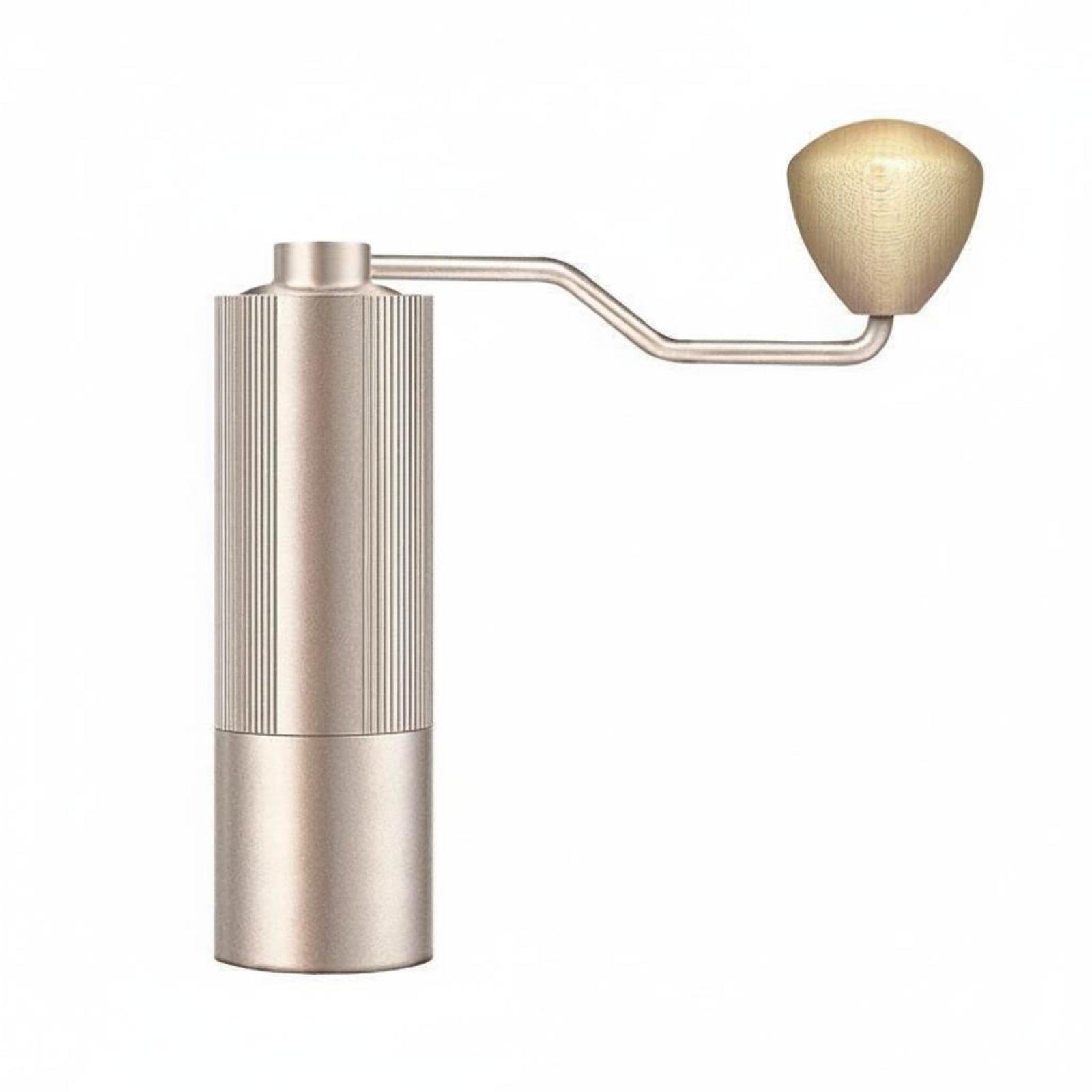 Manual Coffee Grinder Uniform Mill Hand Crank Coffee Mill Portable Burr Grinder Easy to Clean Kitchen Tool Firm Wood Handle