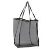 Trendy Pink Mesh Shopping Bag With Spacious Interior And Soft Structure For Everyday Essentials