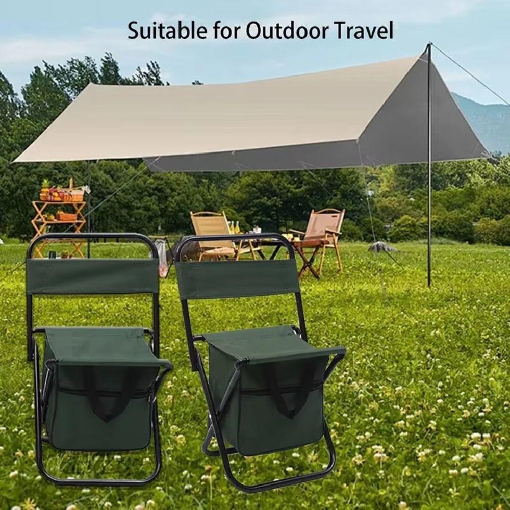 Strong Load-bearing Folding Camping Chair Wear-resistant Sports Beach Chairs Picnic