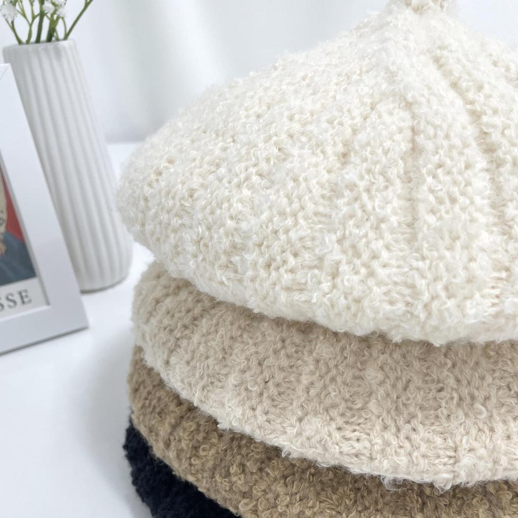 Women's and Men's Daily Fleece Peaked Beret Hat