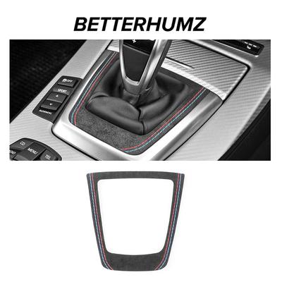 Made of Alcantara For BMW Z4 E89 2009-2016 Gear Shifter Panel Trim Frame Performance Sticker Car Interior Tuning Accessories