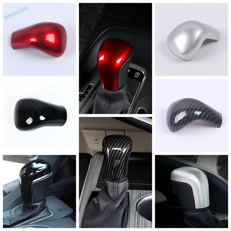 ABS Sticker Gear Shifter Knob Handball Cover Trim For Toyota Corolla E210 + Camry 2018 + Yaris cross + Avalon +