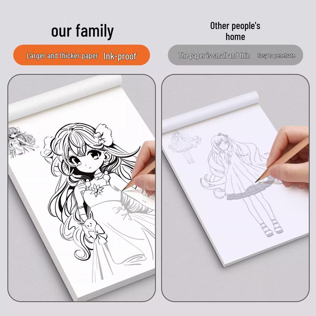 Manga Beginner's Tracing Book: Anime Character Line Art for Kids - Beautiful Ancient Style Girls