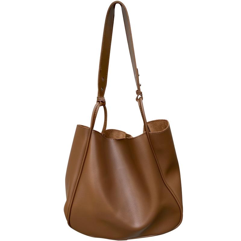 Retro Large Capacity Bag for Women New Trendy Ins Versatile Fashion Tote Bag Niche One-shoulder Underarm Bag