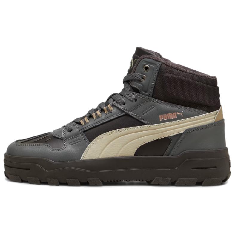 Puma Rebound Abrupt Wtr Sports High-Top Lifestyle Shoes Unisex Sneakers Black Gray 398697-01