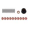 Plasma Torch Consumables Kit 22 PCS for S45 PT40 PT60 Includes Protective Cover and Swirl Ring for Optimal Performance