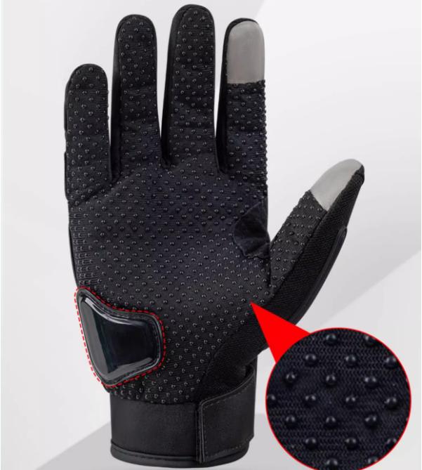 Summer Men's Motorcycle Riding Full Finger Breathable Windproof Gloves