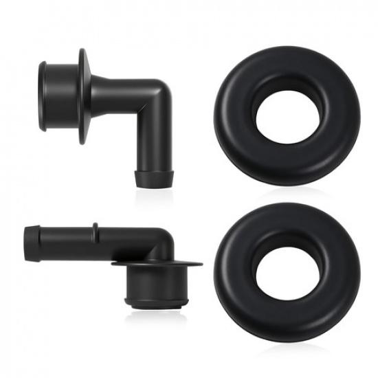 PCV Vent Valve Elbow Fittings + Grommets for Grand Cherokee 2000-2004 Jeep