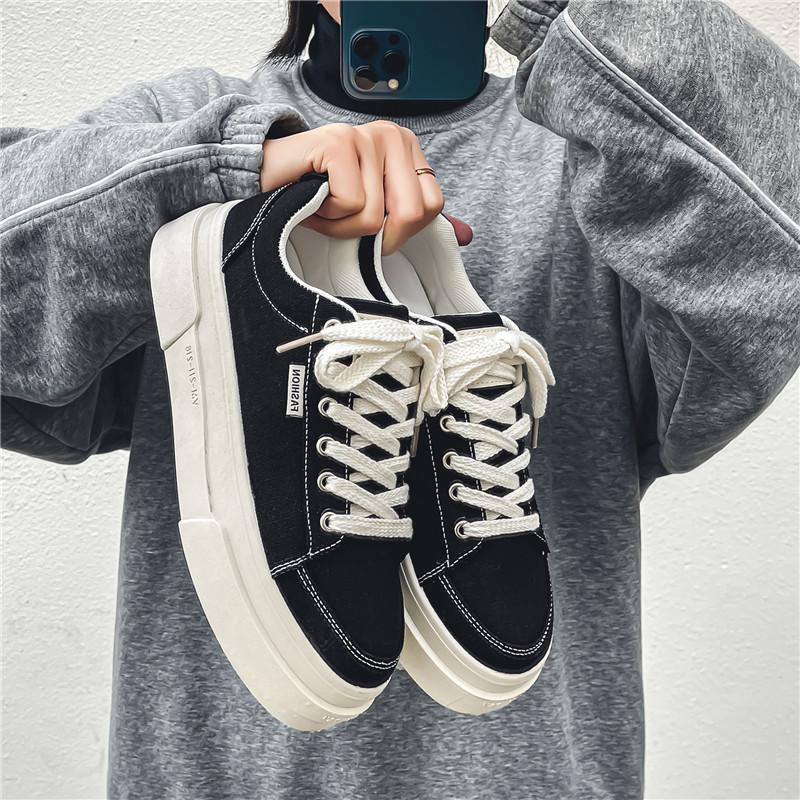 Herren Freizeitschuhe Vier Jahreszeiten Mode Leinwand Skateboarden Studenten Bequeme Sneaker Jungen Trendig Weiche Sohle Atmungsaktive Schuhe