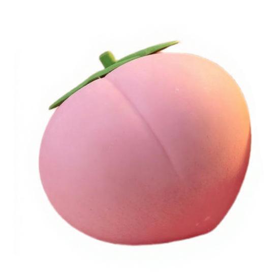 Stress Relief Toy Giant Peach Toy Realistic Large Squeeze Soft Simulated Fruit Sensory Desk for Adults & Kids Anxiety