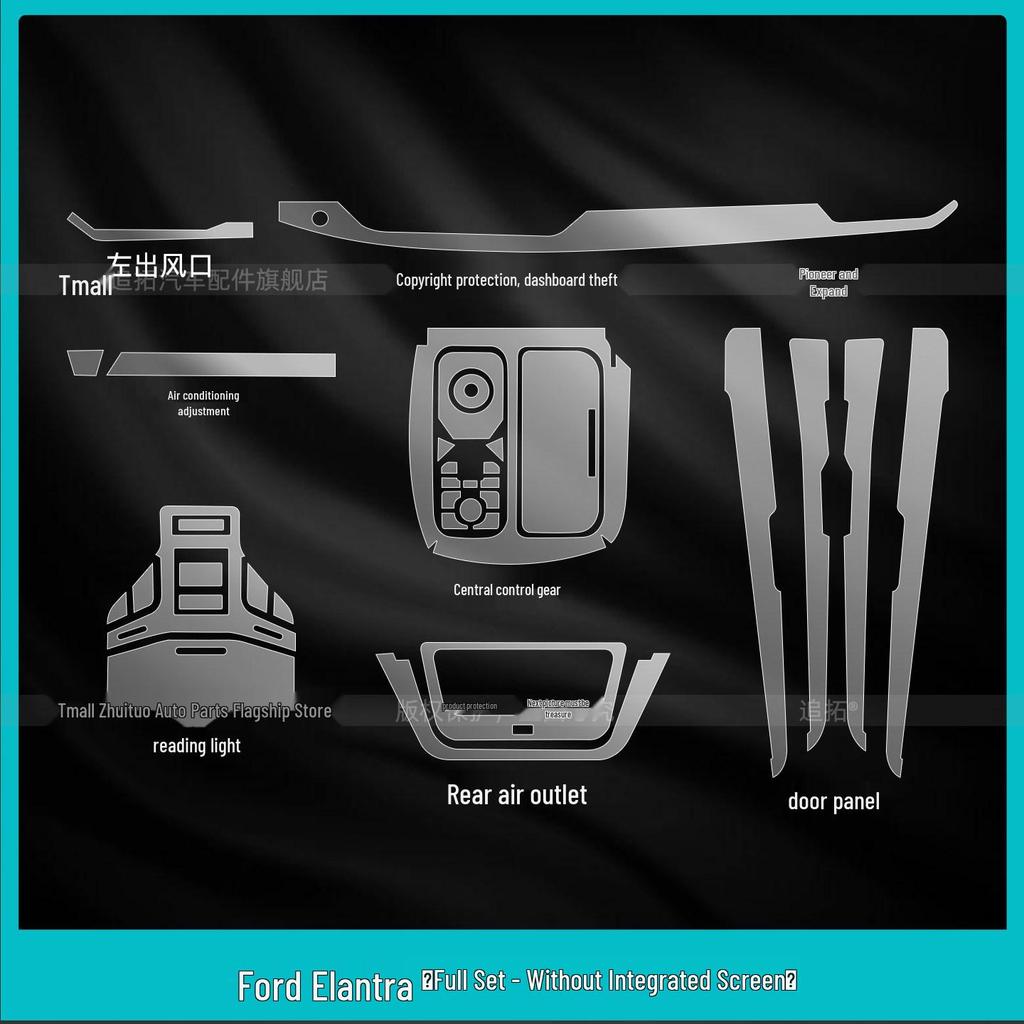 Fits 26 Ford Territory Models: Center Console Gear Shift Panel Screen Protector Tempered Film.