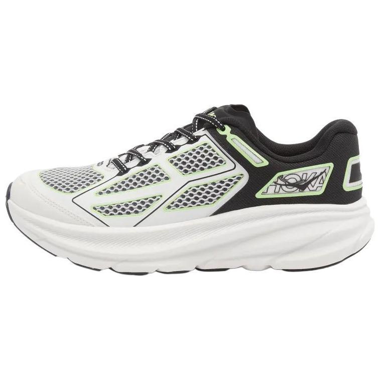 

HOKA Clifton One9 белые черные зеленые кроссовки унисекс 1155370-BWHT 42